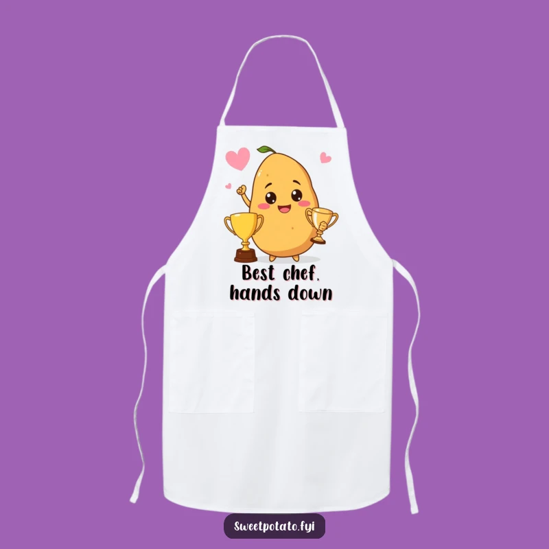 Funny Champion Sweet Potato Apron: Cook Like A Winner!