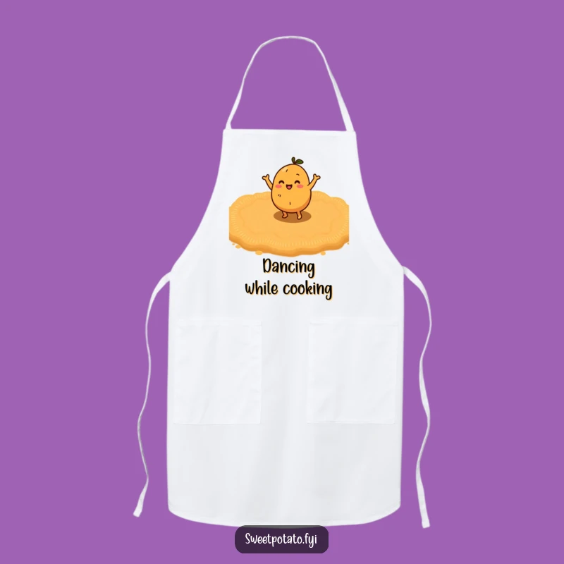 Funny Dancing Sweet Potato Apron: Cook and Dance with Sweet Flair