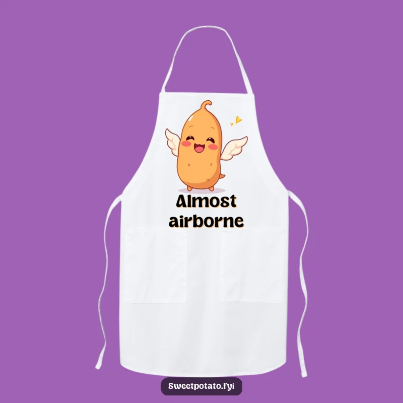Funny Sweet Potato Wing Attempt Apron: Cook with Dreams, A Hilarious Funny Gift