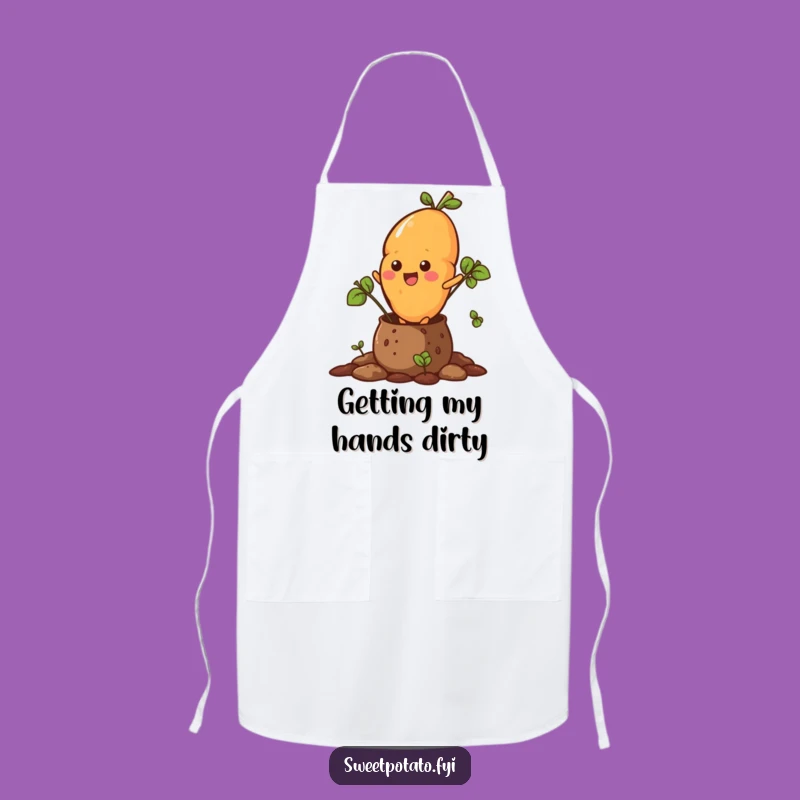 Funny Sweet Potato Burst Apron - Kitchen Escape Artist, Chef Gift!