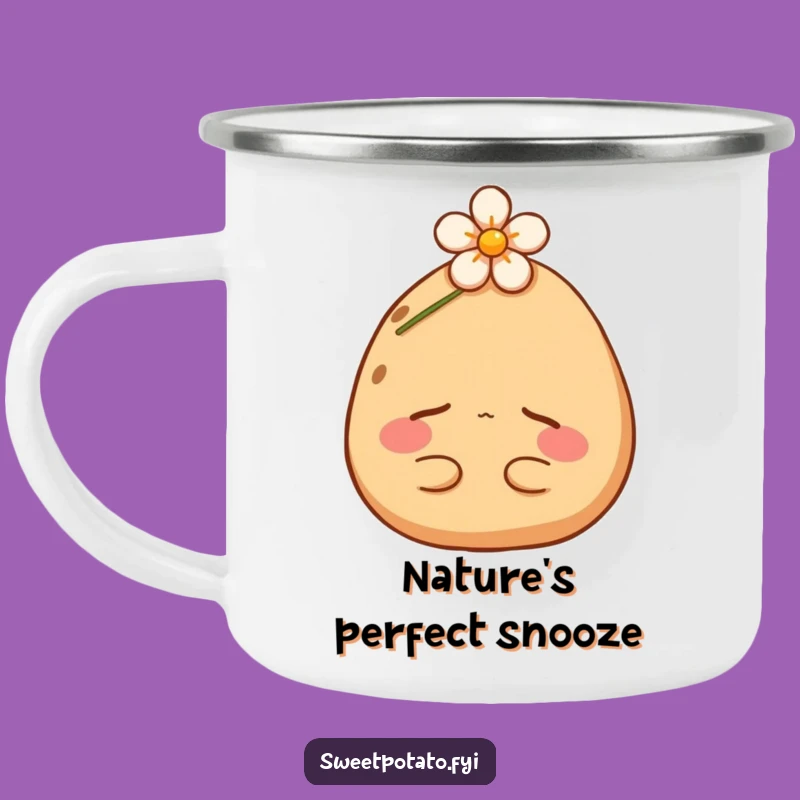 Adventure Funny Sweet Potato Nap Camping Mug: Spud's Cozy Rest, Perfect Gift