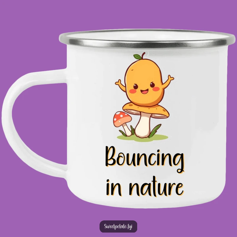 Funny Bouncing Potato Camping Mug: Adventure Fueled by Joyful Leaps
