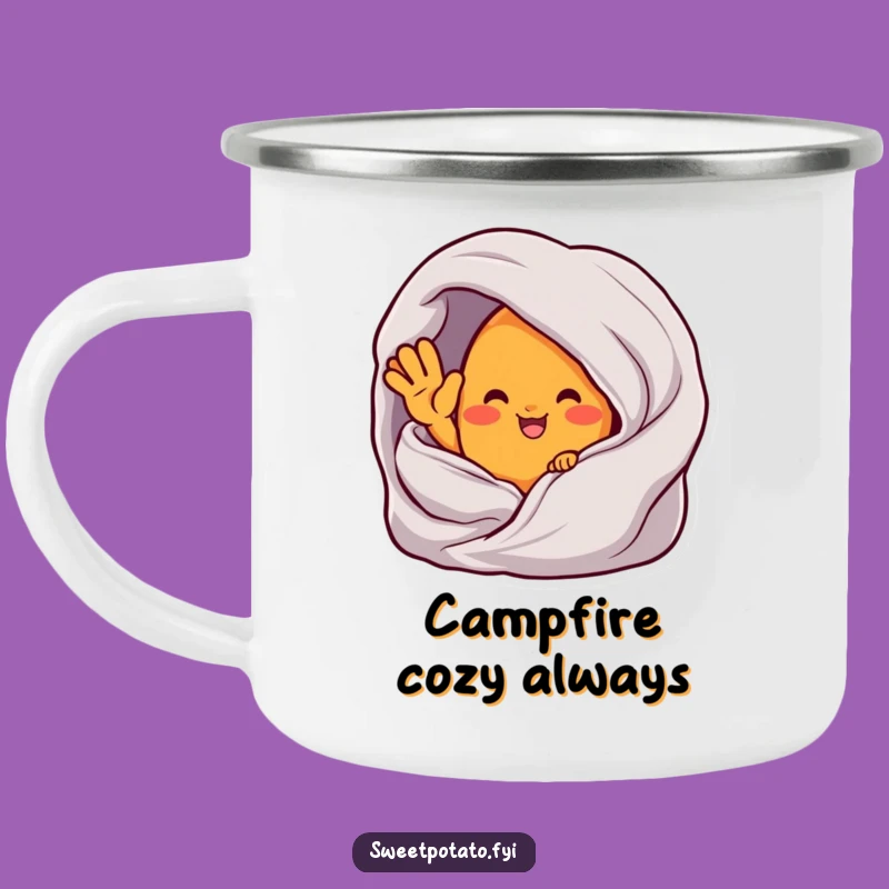 Funny Cozy Sweet Potato Mug - Hilarious Companion for Warm Outdoor Moments!