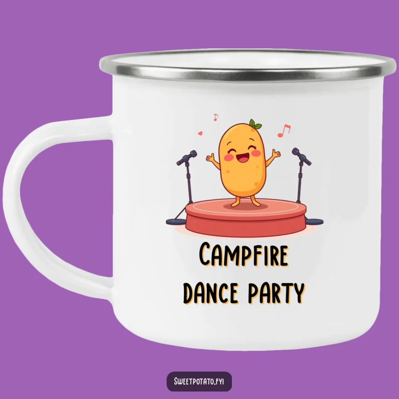 Funny Sweet Potato Jig Camping Mug: Durable Happy Performer Gift