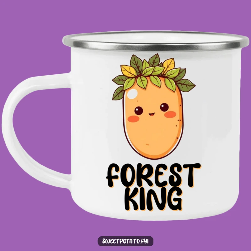Funny Royal Sweet Potato Camping Mug - Camp Like Royalty!