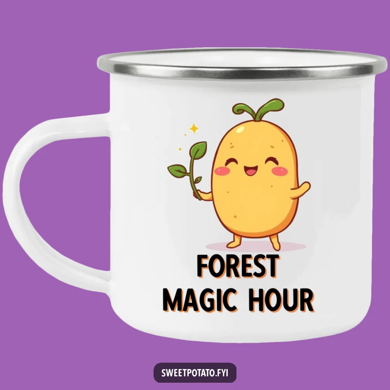 Funny Sweet Potato Magic Camping Mug - Illusion Vegetable Cup Gift