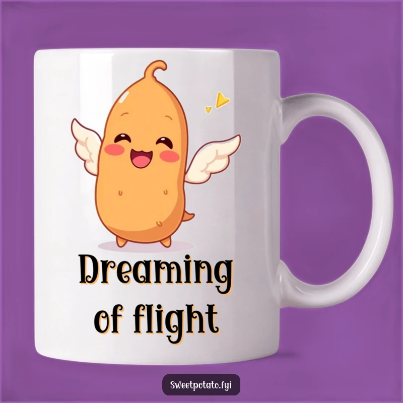 Funny Sweet Potato Wing Attempt Mug: Dream Big, The Perfect Funny Gift for Hopefuls