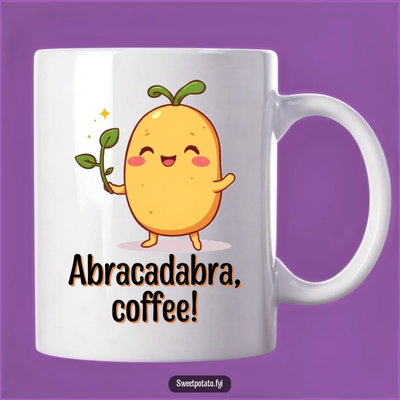 Funny Sweet Potato Magic Trick Mug - Astonishing Vegetable Illusion Gift