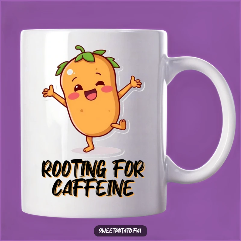 Funny Sweet Potato Mug: Cartwheel Attempt, Hilarious Veggie, Perfect Gift