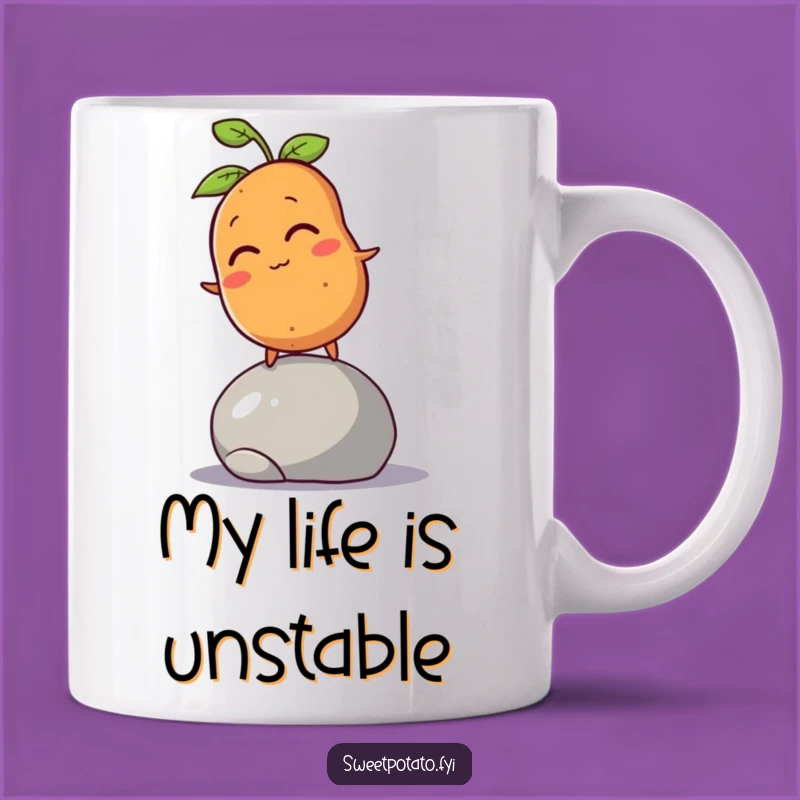 Funny Sweet Potato Wobble Mug: A Hilarious Gift for Anytime Laughs