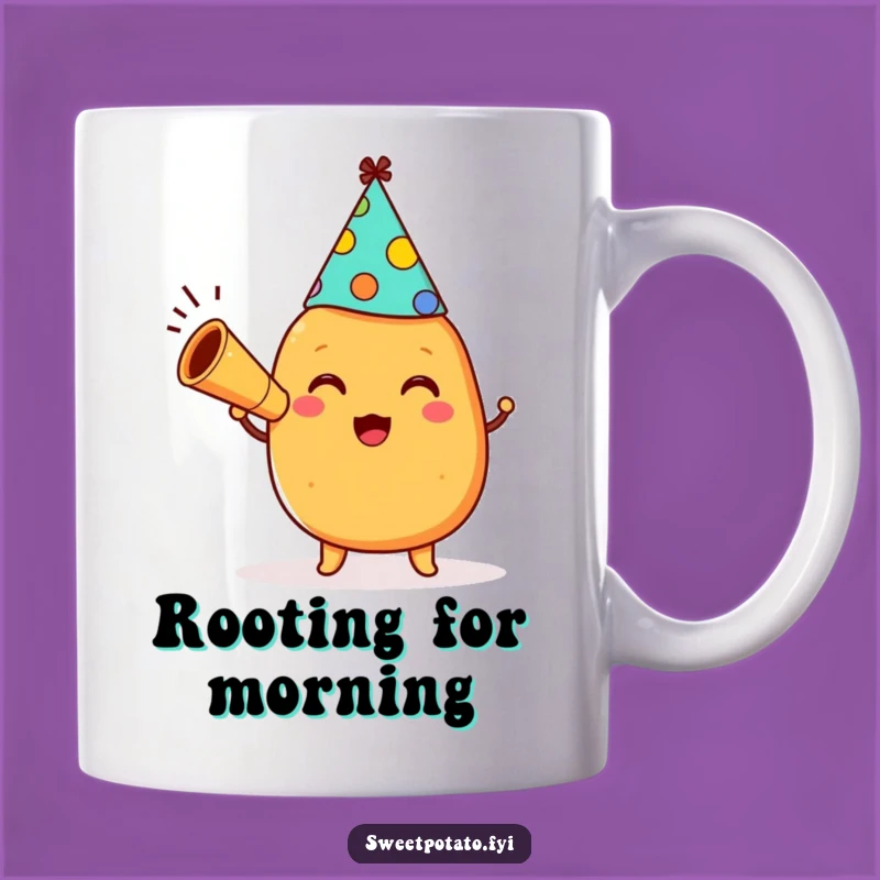 Funny Sweet Potato Party Mug - Celebrate with Hilarious Veggie Cheer!