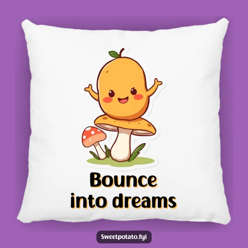 Funny Bouncing Potato Pillow: Snuggle Up with Happy Veggie Fun
