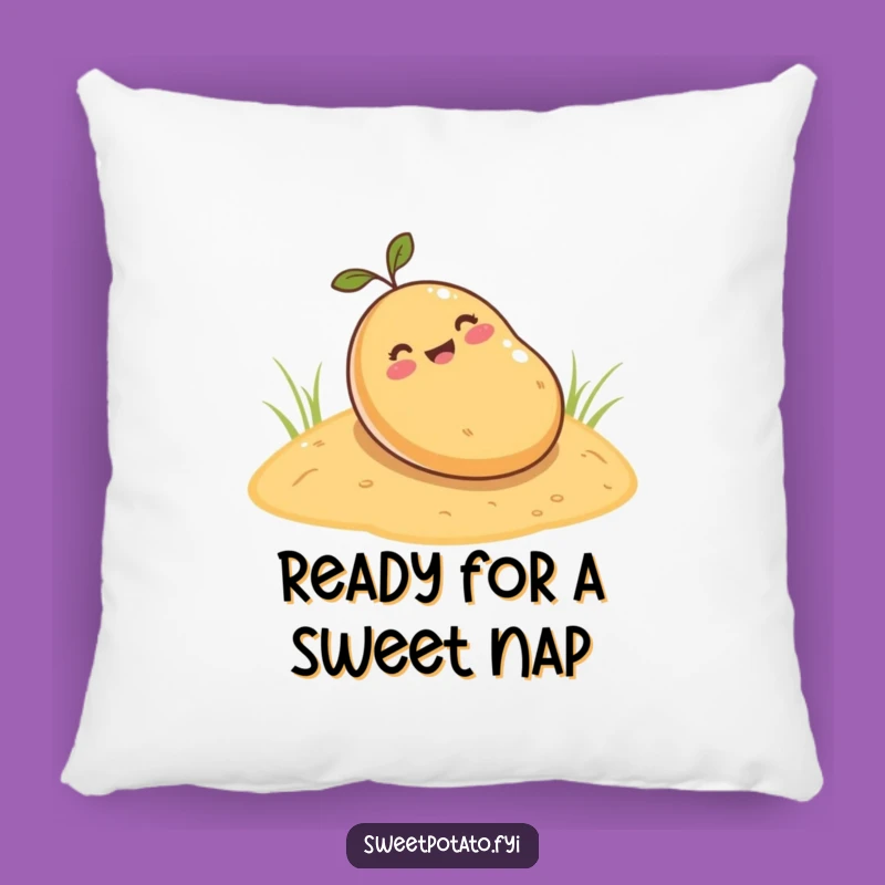 Cute Funny Sweet Potato Pillow - Soft Cartoon Cushion for Rolling Comfort