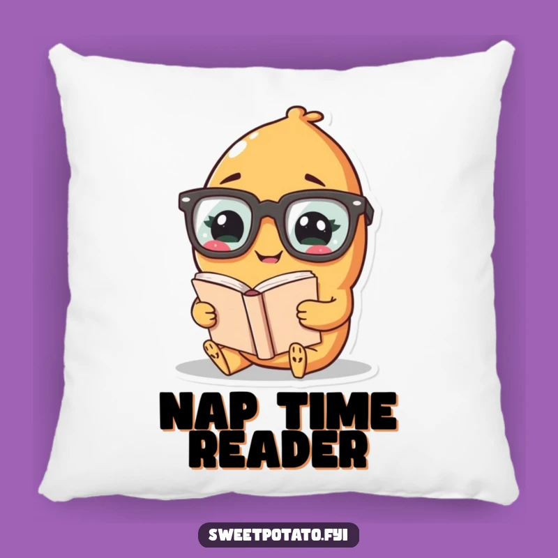 Funny Bookish Potato Pillow: Snuggle with Smart Humor
