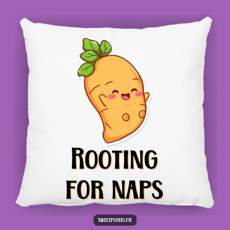 Funny Sweet Potato Root Rider Pillow: Snuggle Up with Hilarious Vegetable Fun