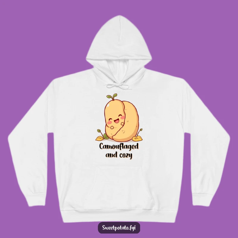 Funny Hide-and-Seek Hoodie: Cozy Delighted Spud Pal Gift