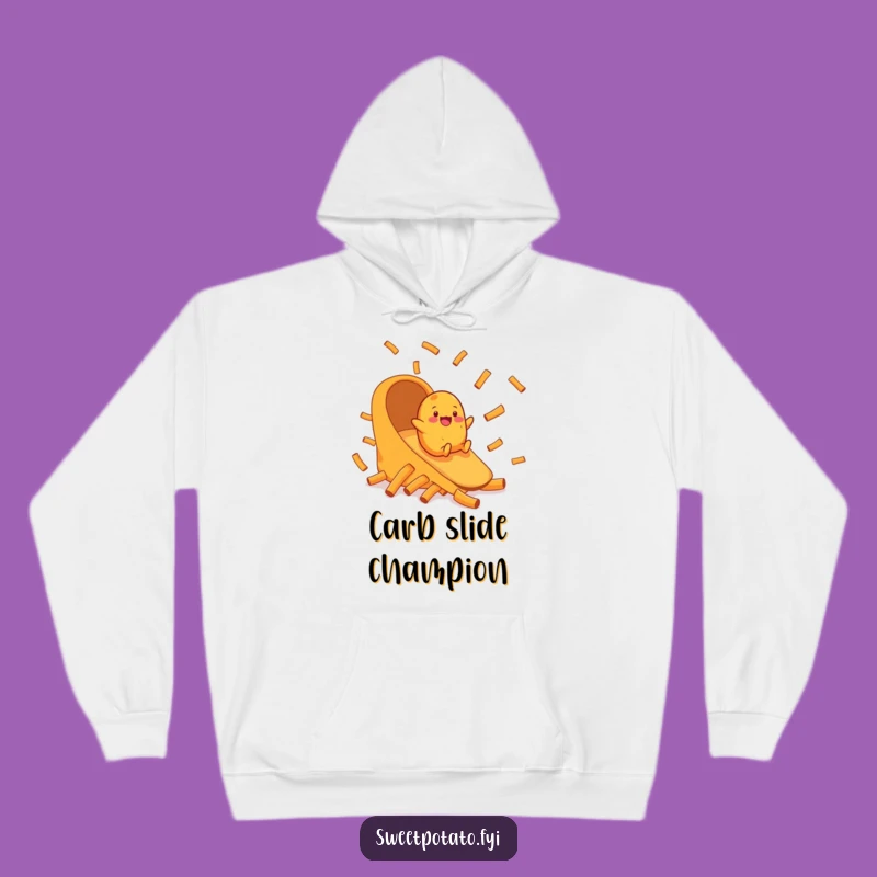 Funny Sweet Potato Fry Chute Hoodie - Cozy & Hilarious Comfort