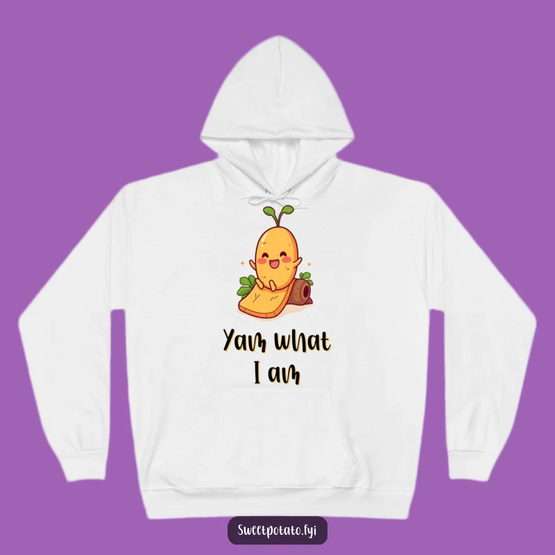 Funny Sweet Potato Adventure Hoodie - Cozy Yam Slide Vegetable Apparel Gift
