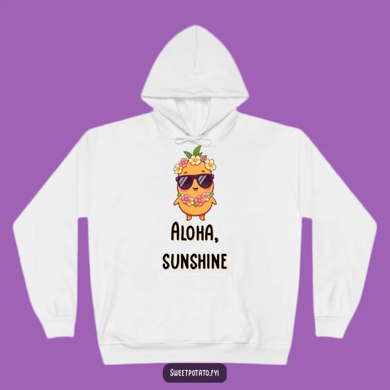 Funny Vacation Sweet Potato Hoodie - Cozy Humorous Gift for Relaxation