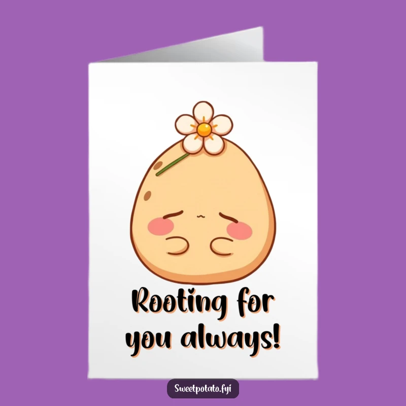 Free Printable Congrats Card: Sweet Potato Snooze - Funny Downloadable Gift!