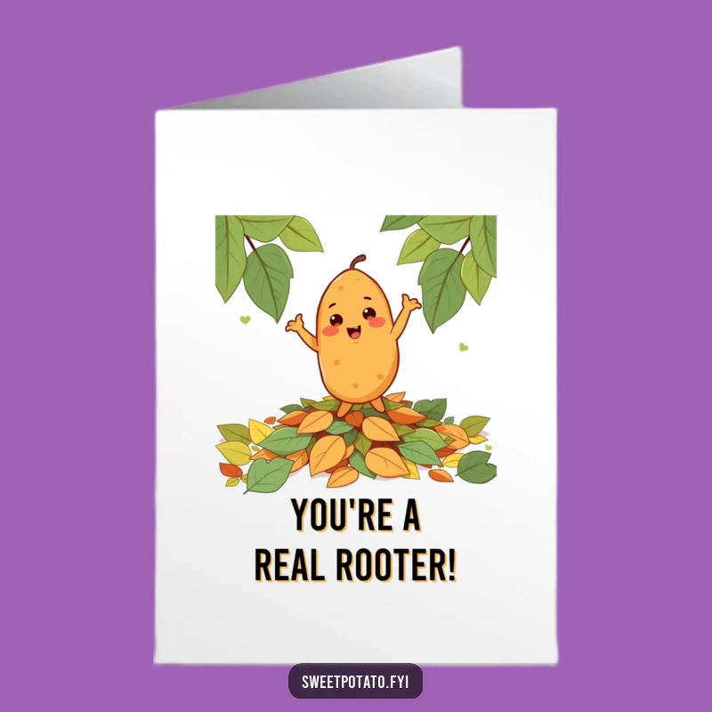 Free Printable Happy Dance Sweet Potato Congrats Card - Humorous Downloadable Gift