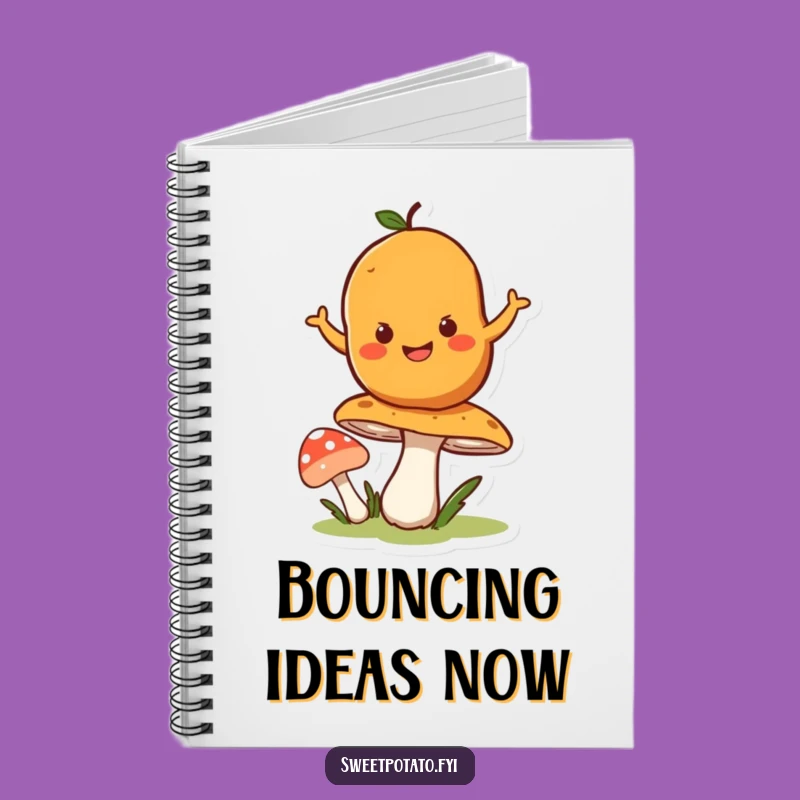Funny Bouncing Potato Notebook: Jot Down Energetic Ideas