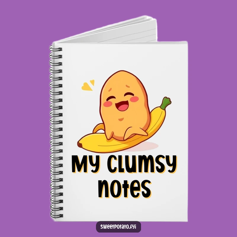 Funny Slipping Potato Notebook: Hilarious Journal for Comedy Lovers and Note-Takers