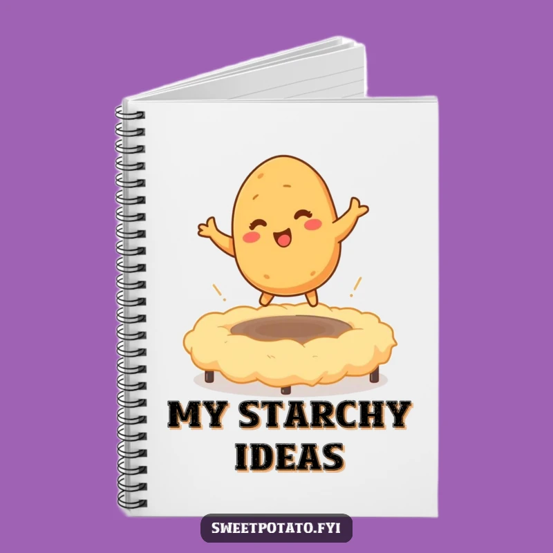 Funny Sweet Potato Bounce Notebook: Character Journaling Fun, Inspiring Gift