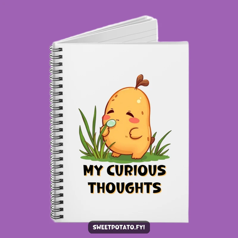 Funny Sweet Potato Curious Notebook: Jot Down Observations, Funny Gift!