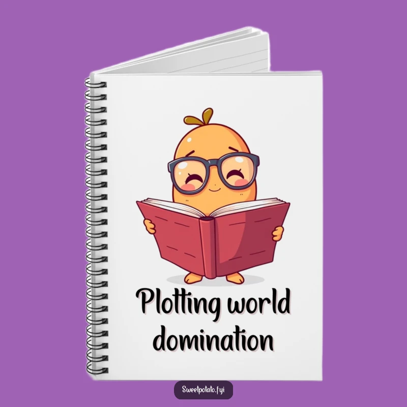 Funny Sweet Potato Notebook: Blank Spud Scholar Journal, Perfect Funny Gift