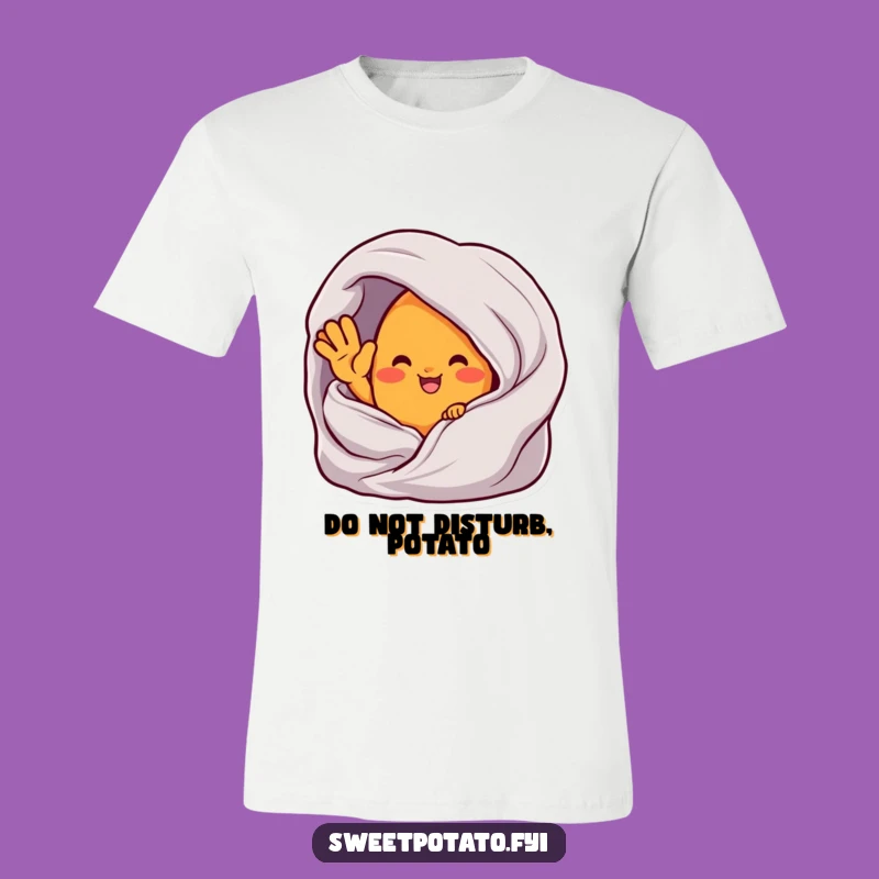 Funny Cozy Sweet Potato T-Shirt - Wear Your Comfort with Hilarious Style!