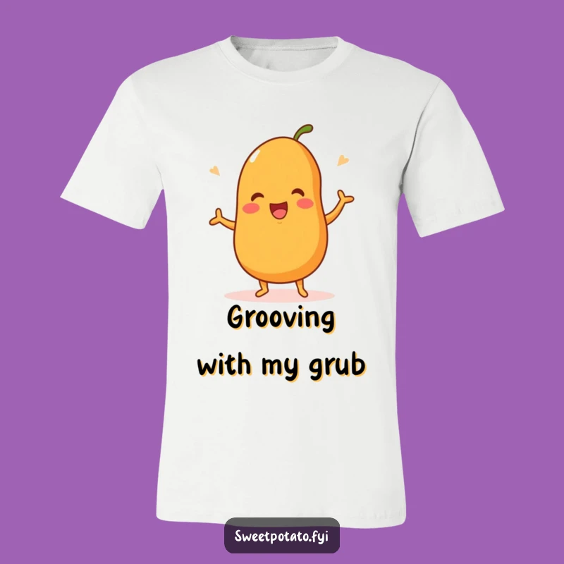 Funny Dancing Sweet Potato T-Shirt - Groove to Your Own Beat!