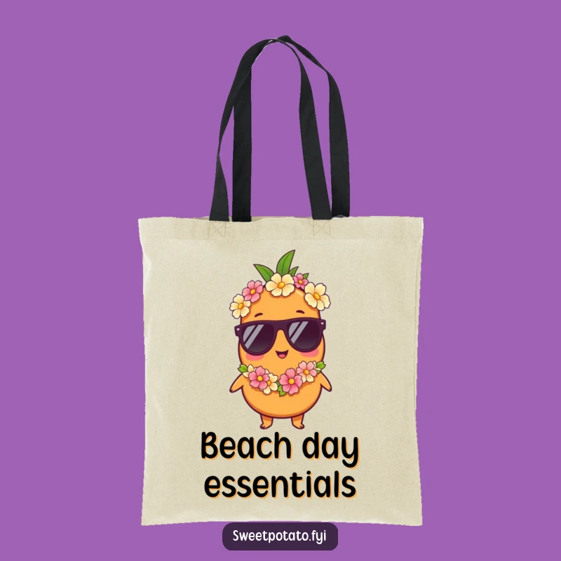 Funny Vacation Sweet Potato Tote Bag - Stylish Humorous Gift for Trips