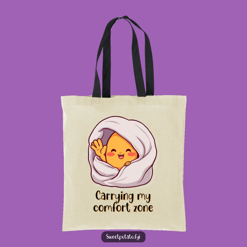 Funny Cozy Sweet Potato Tote Bag - Carry Your Comfort Hilariously Everywhere!