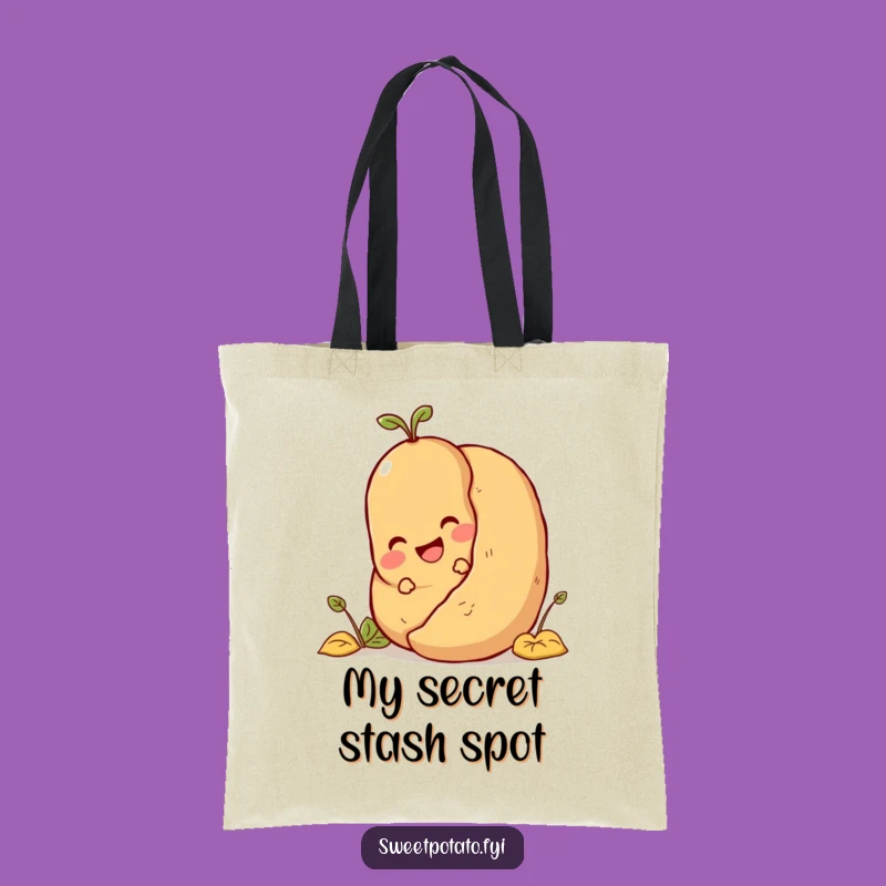 Funny Hide-and-Seek Tote Bag: Delighted Spud Pal Carryall, Gift